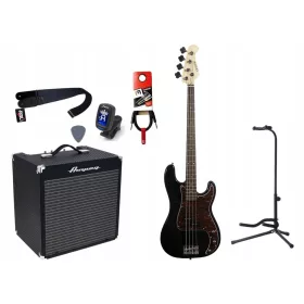    Basso Arrow SESSION BASS 4 NIGHT BLACK ROSEWOOD/T-SH 4 corde