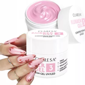    CLARESA RUBBER GEL GEL DA COSTRUZIONE A SPESSO CON TISOTROPIA 3 - 90 g