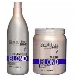  STAPIZ SHAMPOO BIONDO 1L + MASCHERA BIONDO 1L XXL 2L