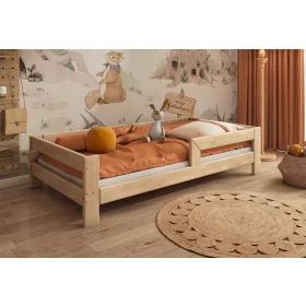  LETTINO PER BAMBINI IN LEGNO 160x80 + GUIDA + STRUTTURA