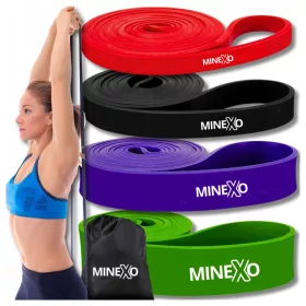    SET DI 4 GUIDE DI RESISTENZA PER ESERCIZI DI TRAZIONI, BANDE DA ALLENAMENTO POWER BAND