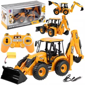  ESCAVATORE CARICATORE BULLDOZER RC REGALO REMOTO JCB telecomandato