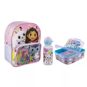   Zaino asilo monoscomparto Cat's House Gabi Cerda per bambine, Multicolore