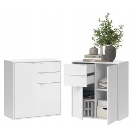  Cassettiera SaraMeble COCO 75 x 35 x 80 cm bianca