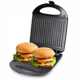    GRANDE GRILL ELETTRICO 2000 W PIEGHEVOLE PANINI TOSTAPANE KAMILLE