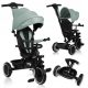  GIRO PER BAMBINI A TRE RUOTE GIREVOLE A 360° SPINTORE 2 IN 1 LIONELO BERRY