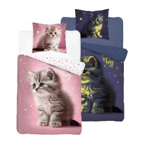    Set biancheria da letto Detexpol 160 x 200 cm tonalità del rosa