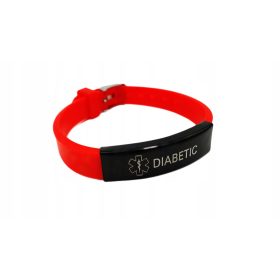 Bracciale DIABETICO rosso