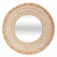  Specchio da parete Atmosphera, cerchio, cornice in legno, 680 x 680 mm