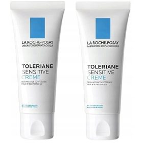   LA ROCHE-POSAY TOLERIANE SENSITIVE: Crema Lenitiva per Pelle Sensibile, 2x40ml