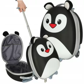    Valigia da viaggio per bambini bagaglio a mano su ruote pinguino
