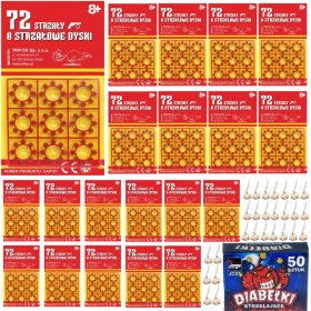    20x BUNCH CAPS, PRIMER, 8 COLPI DI PISTOLA, 1440 COLPI + DIAVOLI