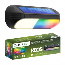  Lampada da facciata Lumiled 0 lm, ad energia solare