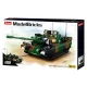  Sluban Model Bricks B0839 Leopard Tank 766 pz + Certificato "Super Bricks Constructor".