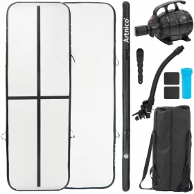    TAPPETO GINNASTICA, PISTA ACROBATICA GONFIABILE, 3m, MATERASSO ESERCIZIO AIRTRACK