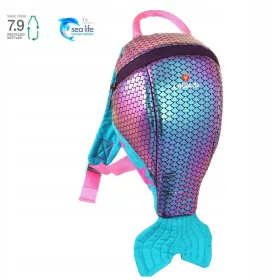    Zaino asilo monocomparto per bambine LittleLife. Sfumature di viola