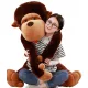  CUSCINO IN PELUCHE MASCOTTE LUNGO GATTO 110CM