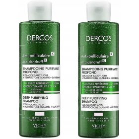 2x VICHY Dercos K Shampoo Antiforfora 250ml