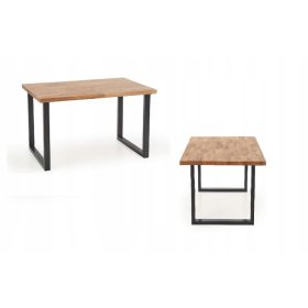    Tavolo rettangolare Halmar Radus 140 x 85 x 76 cm, rovere naturale
