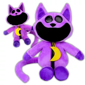    Mascotte peluche CatNap gatto viola grande XL60 cm mascotte delle creature sorridenti