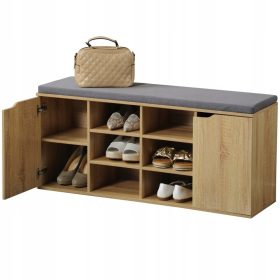    Scarpiera con seduta Kesper 103 x 48 x 30,5 cm tonalità del marrone