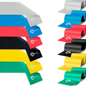    NASTRO RIABILITANTE IN GOMMA DI RESISTENZA PER ESERCIZI FITNESS LATTICE 200 cm 1-2 kg