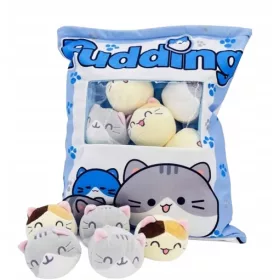  Cuscino per gatti in peluche rimovibile 45 cm