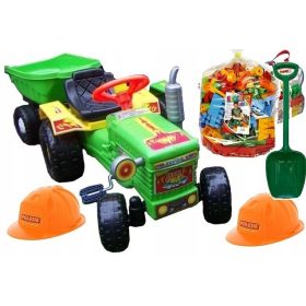  Trattore per bambini BJ Plastik rosso