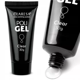    CLARESA POLI GEL GEL ACRILICO PER EXTENSION UNGHIE CHIARO CHIARO 30 G