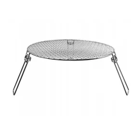   Griglia per camino da giardino Griglia per fuoco 42 cm in acciaio massiccio