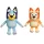  PELUCHE MASCOTTE COCCOLE BLUEY BLU E BINGO PELUCHE DA 28 CM PER BAMBINI