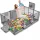  PLAYBACK PER BAMBINI CHE GIOCANO A BASKET PORTE GRANDE PARCO GIOCO 180x120 + PALLI