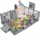  PLAYBACK PER BAMBINI CHE GIOCANO A BASKET PORTE GRANDE PARCO GIOCO 180x120 + PALLI