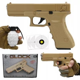    PALLONE REPLICA IMITAZIONE GLOCK 17 ASG PISTOLA + 800 PALLINE IN OMAGGIO
