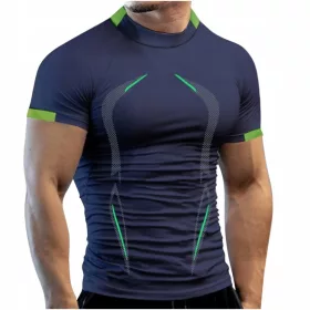  T-shirt fitness da uomo termoattiva