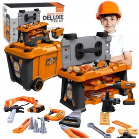    GRANDE CASSETTA ATTREZZI KIT FAI DA TE CACCIAVITE DA OFFICINA 65 PEZZI.