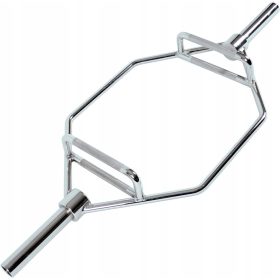    BARRA OLIMPICA ESAGONALE IN ACCIAIO PER ESERCIZI DI STACCO - Levity 25 mm