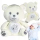  BEAR SLUMMIES LETTO DORMIRE COCCOLE LAMPADA NOTTURNA PROIETTORE 2in1 10 ninne nanne