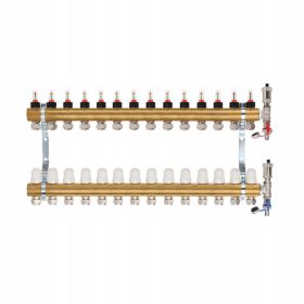  Collettore per riscaldamento a pavimento 14