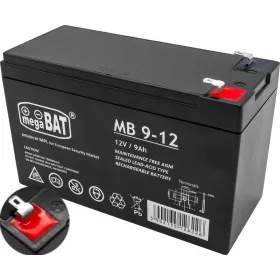  Batteria Megabat MB 9-12 12 V 9 Ah
