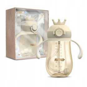    NENO MIO 2 Bottiglia di crema con cannuccia per bambini 280ml 12m+