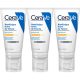 CeraVe Crema Idratante Viso SPF 50, 3x52ml - Protezione Solare Giornaliera