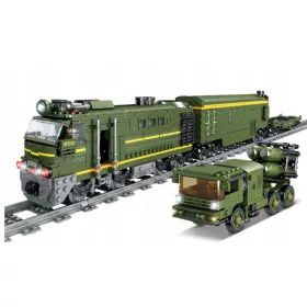  KOCKI CITY TRENO MILITARE ESERCITO MERCI VERDE