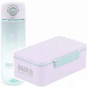    Bottiglia Backup 600 ml + scomparto mobile Lunch Box Backup C39 Viola Derform SB6C39