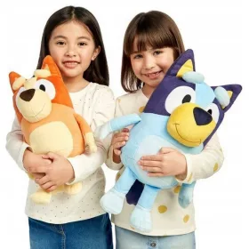  MASCOTTE BLUEY E BINGO 45 CM COCCOLA