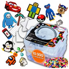   Perline da stirare fai da te GRANDE Set 10000 EL + Modelli REGALO DI COMPLEANNO