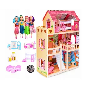  Casa delle bambole Picollo CASA IN LEGNO 90 cm