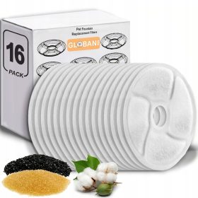    SET GRANDE 16 PZ FILTRO ACQUA DI RICAMBIO per fontana per gatti