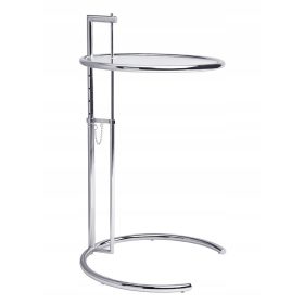  Tavolo rotondo King Home Grey 56,5 x 50,5 x 99 cm argento