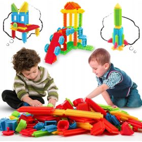    BLOCCHI RICCI SET GRANDE XXL Mattoncini da costruzione CREATIVI colorati